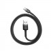 BASEUS CAFULE KABEL USB-C 3A 1M CZARNO-SZARY - Galeria zdjęcie 3