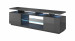 Szafka RTV EVA 180x40x52 grafit/grafit połysk - Galeria zdjęcie 1
