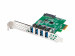 LANBERG KARTA PCI-E X1 -> 4X USB-A 3.1 GEN1 ŚLEDŹ - Galeria zdjęcie 1