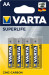 VARTA BATERIA CYNKOWO-WĘGLOWA R6 AA SUPERLIFE 4SZT - Galeria zdjęcie 1