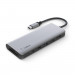 Hub Belkin Connect USB-C 7-in-1 Multiport Adapter 1x4k HDMI/2xUSB-A/1xUSB-C PD3.0/1xRJ45 Gigabit/1xCard reader/1xAudio Grey - Galeria zdjęcie 2