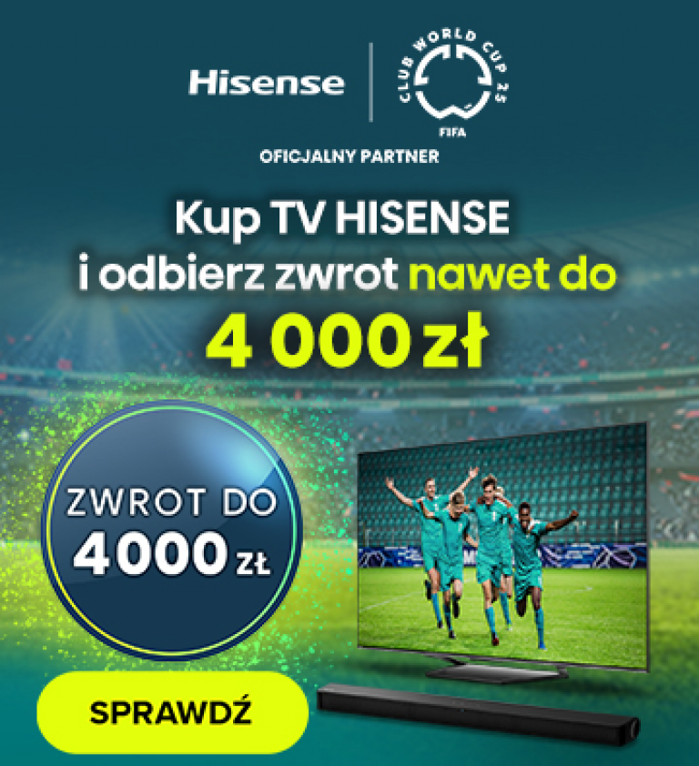 Zwrot do 4tys za TV