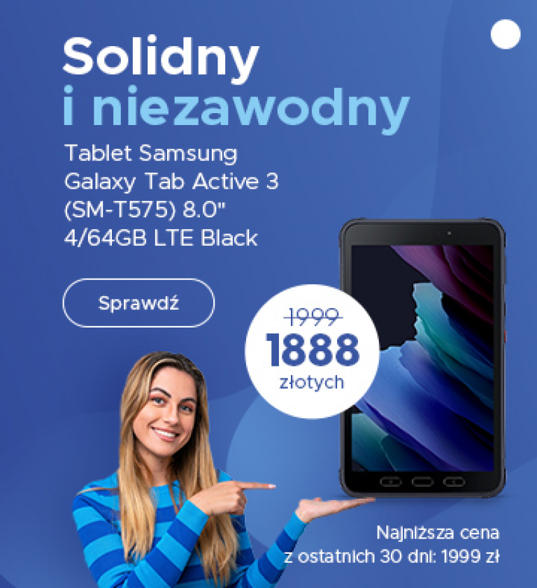 Tablet Samsung 111 zł taniej