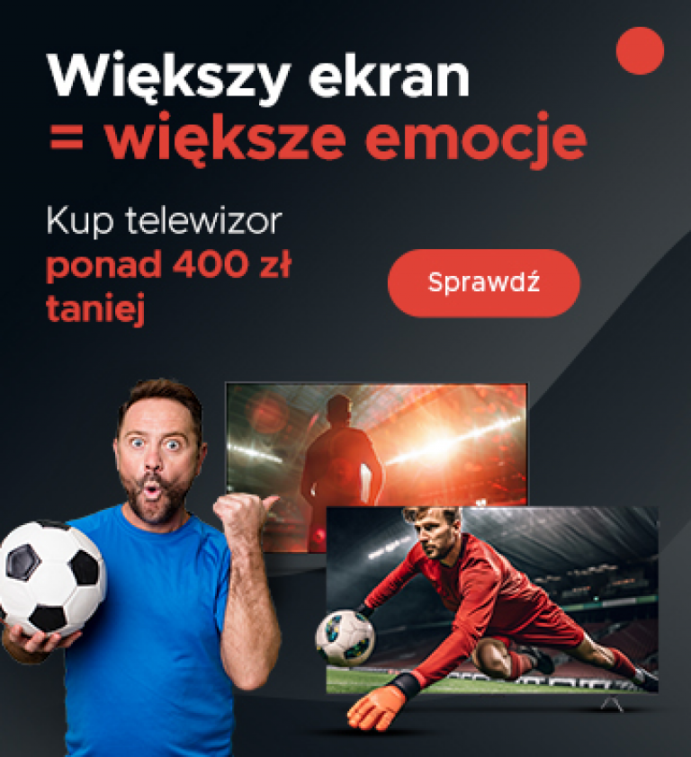 Telewizory ponad 400zł taniej!