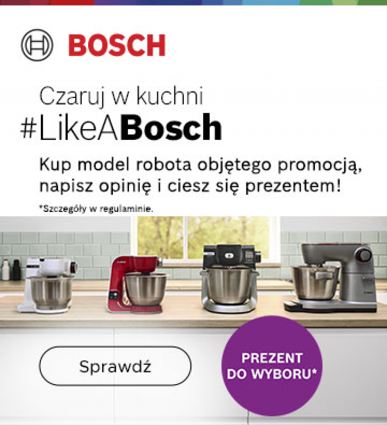 Roboty Bosch MUM w Promocji
