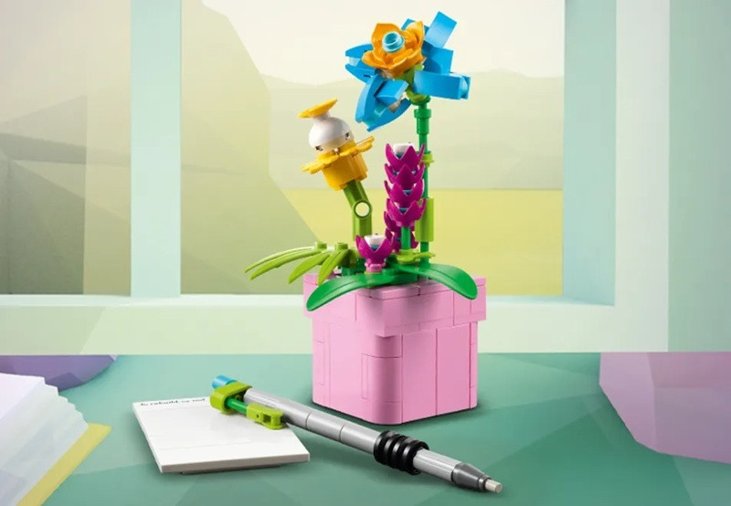 LEGO CREATOR 3w1 31169 Maszyna do pisania z kwiatami - zdjęcie 5