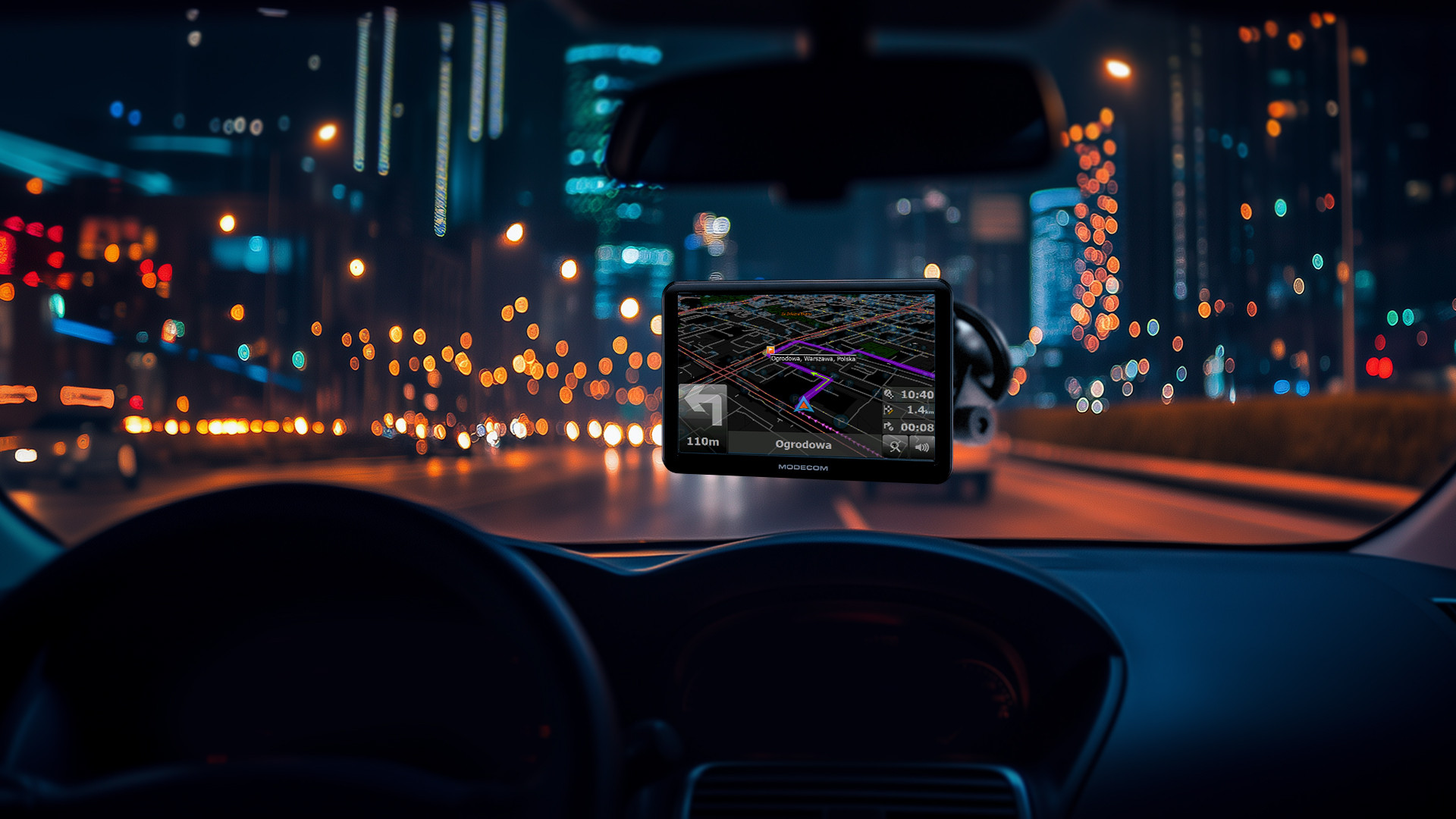 MODECOM NAWIGACJA FREEWAY CX 7.4 + MAPFACTOR EU - zdjęcie 9