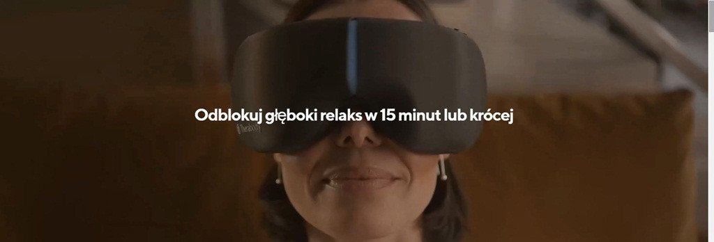 Gogle relaksacyjne Therabody SmartGoggles 2.0 czarne - zdjęcie 2