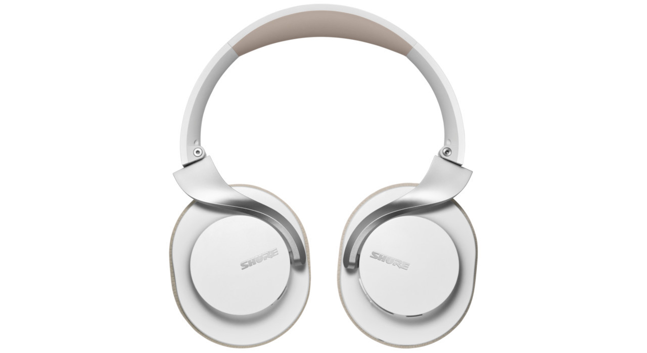 Shure SBH1DYWH1-EFS - Profesjonalne słuchawki bezprzewodowe AONIC 40 z systemem ANC (białe) - zdjęcie 2