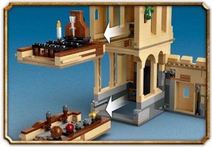 LEGO Harry Potter 76447 Zamek Hogwart lekcja latania na miotle - zdjęcie 3