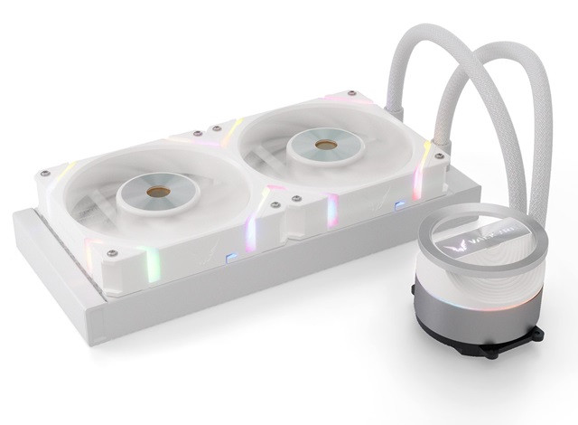 Chłodzenie wodne Valkyrie Dragonfang 240 ARGB White (VK-AIODR240W) - zdjęcie 1
