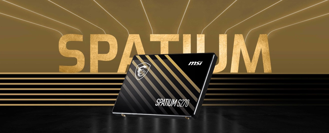 Dysk SSD MSI SPATIUM S270 960GB SATA 2.5” (S78-440P130-P83) - zdjęcie 1
