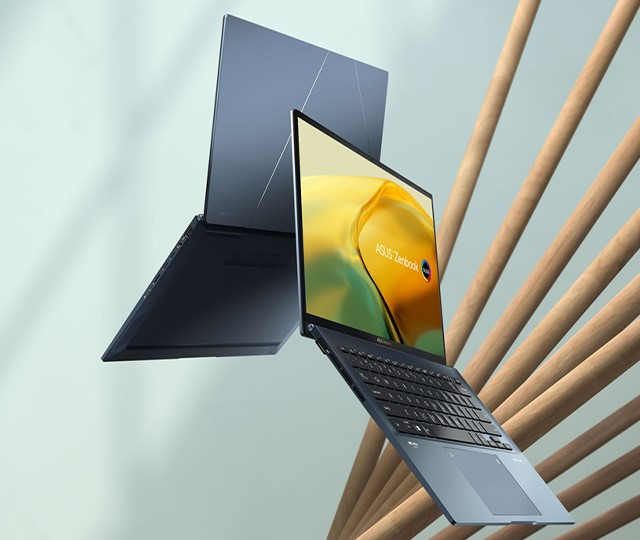 ASUS Zenbook 14 OLED UX3402VA-KN593X i7-13700H 14.0" 2.8K 90Hz 400nits Glossy 16GB LPDDR5 SSD1TB Intel Iris Xe Graphics WLAN+BT Cam1080p Backlit Keyboard 75WHrs Win 11 Pro Ponder Blue - zdjęcie 2