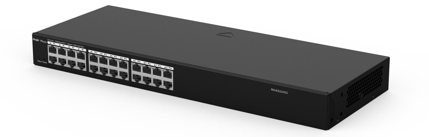 Switch Easy Smart Ruijie Reyee RG-ES224GC-V2 - zdjęcie 4