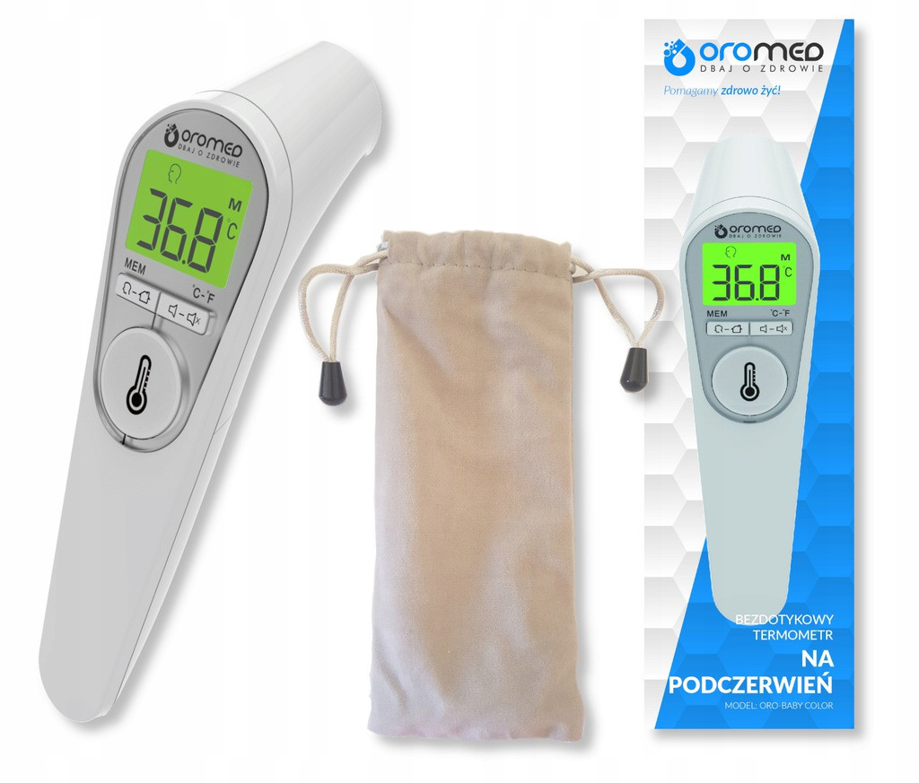 Termometr bezdotykowy OroMed ORO-BABY COLOR - zdjęcie 4