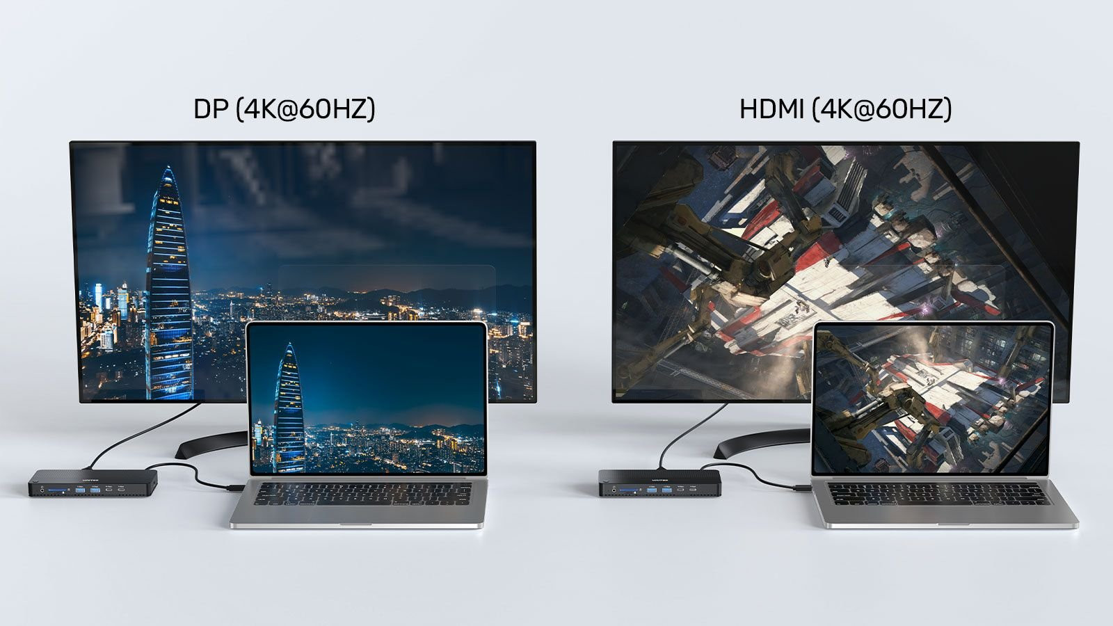 Unitek Przełącznik KVM 2 komputery 2 monitory 4K - zdjęcie 8