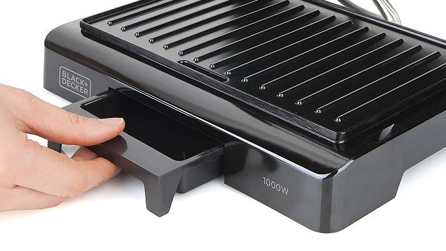 Grill elektryczny Black+Decker BXGR1000E (1000W) - zdjęcie 4