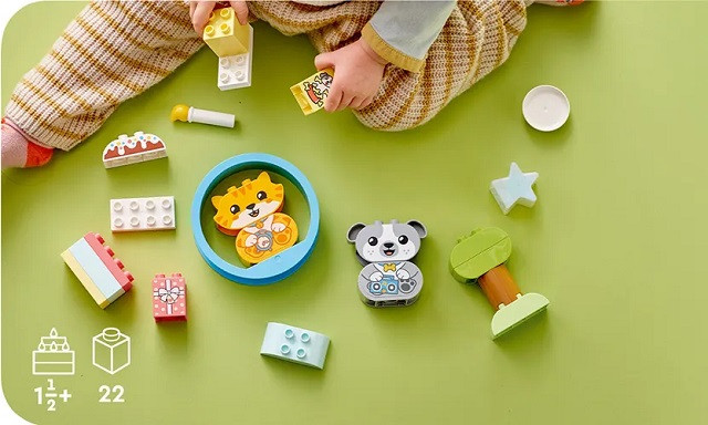 LEGO DUPLO 10977 Mój pierwszy szczeniak i kotek z odgłosami - zdjęcie 7