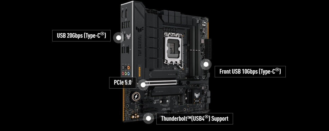 Płyta główna ASUS TUF GAMING B760M-PLUS II - zdjęcie 9
