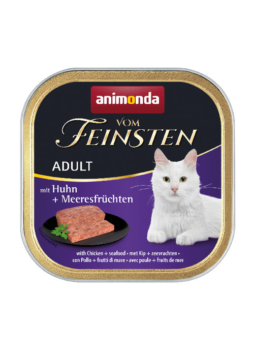 ANIMONDA Vom Feinsten Mare Kurczak z owocami morza - mokra karma dla kota - 100g - zdjęcie 1