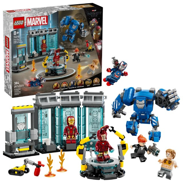 LEGO Marvel Super Heroes 76315 Laboratorium Iron Mana: Zbrojownia - zdjęcie 1