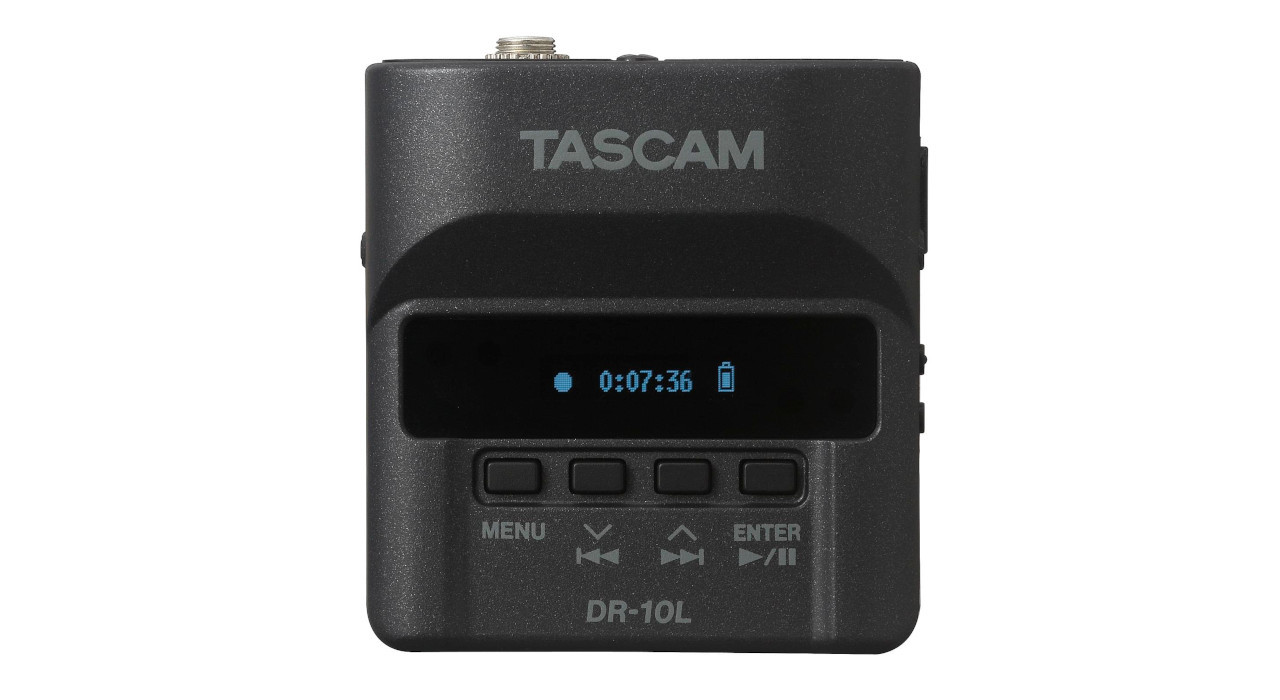 Tascam DR-10L - Cyfrowy rejestrator Tascam typu "body-pack" z mikrofonem lavalier (biały) - zdjęcie 1