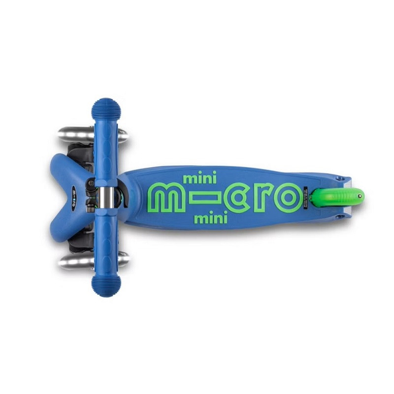 Micro hulajnoga Mini DELUXE LED Crystal Blue - zdjęcie 2