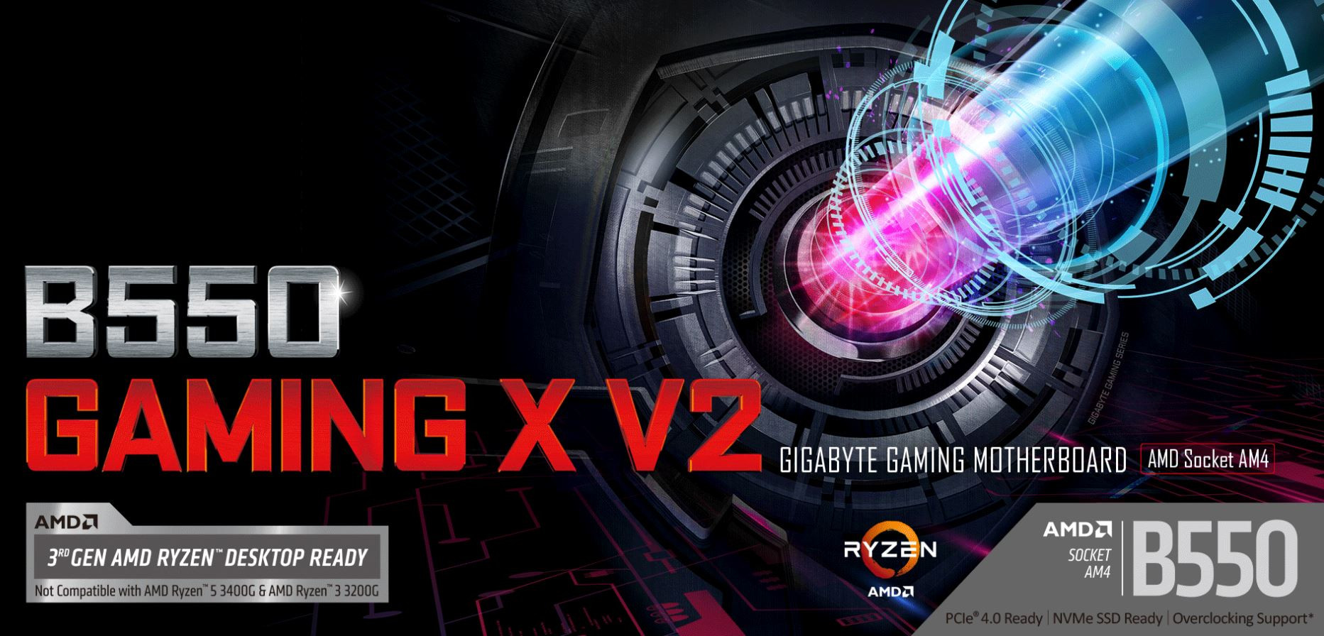 Płyta główna Gigabyte B550 GAMING X V2 - zdjęcie 1