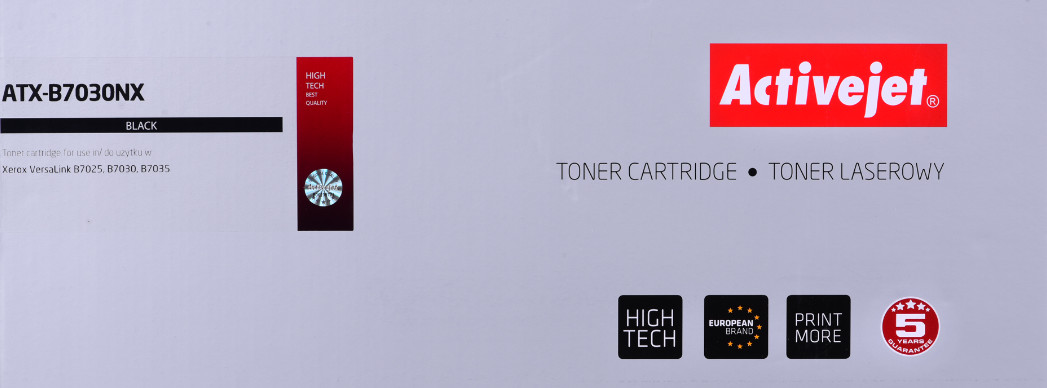 Activejet ATX-B7030NX Toner do drukarki Xerox, zamiennik Xerox 106R03396; Supreme; 30000 stron; czarny. - zdjęcie 2