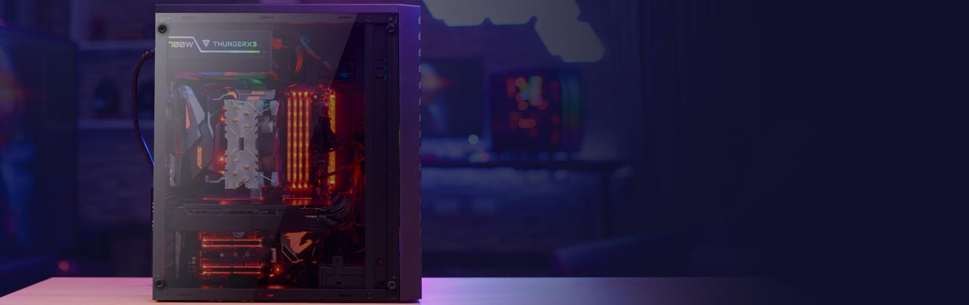 OBUDOWA AEROCOOL PGS STREAK A USB 3.0 Black RGB - zdjęcie 2