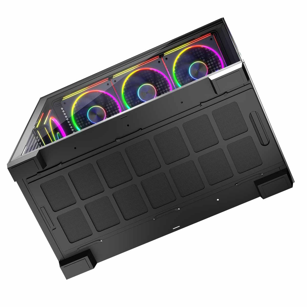 MODECOM OBUDOWA VOLCANO STELLAR ARGB MIDI 8F BLACK - zdjęcie 8