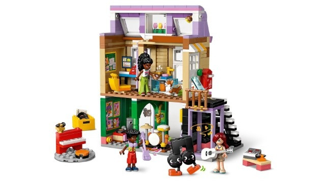 LEGO FRIENDS 42653 MUSIC STORE & APLEGO ARTMENT - zdjęcie 2