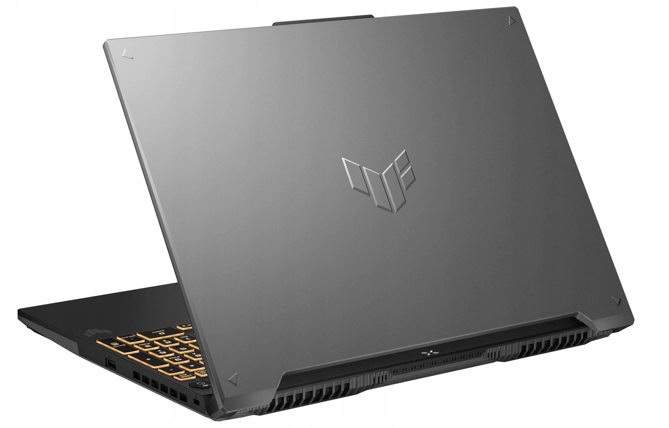 ASUS TUF Gaming F16 FX607VU-I5085 Core 5 210H 16.0"FHD+ 144Hz Value IPS-level 300nits AG 8GB DDR5 SSD512 GeForce RTX 4050_6GB WLAN+BT LAN Cam720p 56WHrs NoOS Mecha Gray - zdjęcie 6