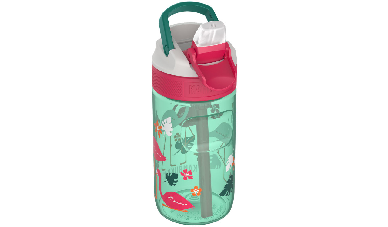 Kambukka butelka na wodę dla dziecka Lagoon 400ml Pink Flamingo - zdjęcie 1