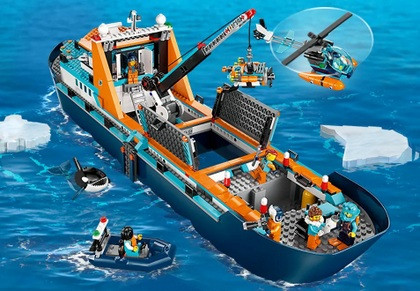 LEGO City 60368 Łódź badacza Arktyki - zdjęcie 3