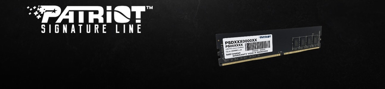 Patriot Signature Series DDR4 8GB (1 x 8GB) 3200MT/s UDIMM Single PSD48G32002 - zdjęcie 1