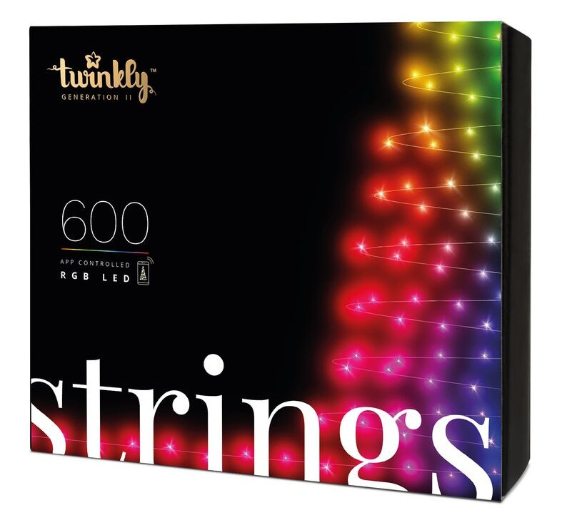 Inteligentne lampki choinkowe Twinkly 600 RGB 48m - zdjęcie 1