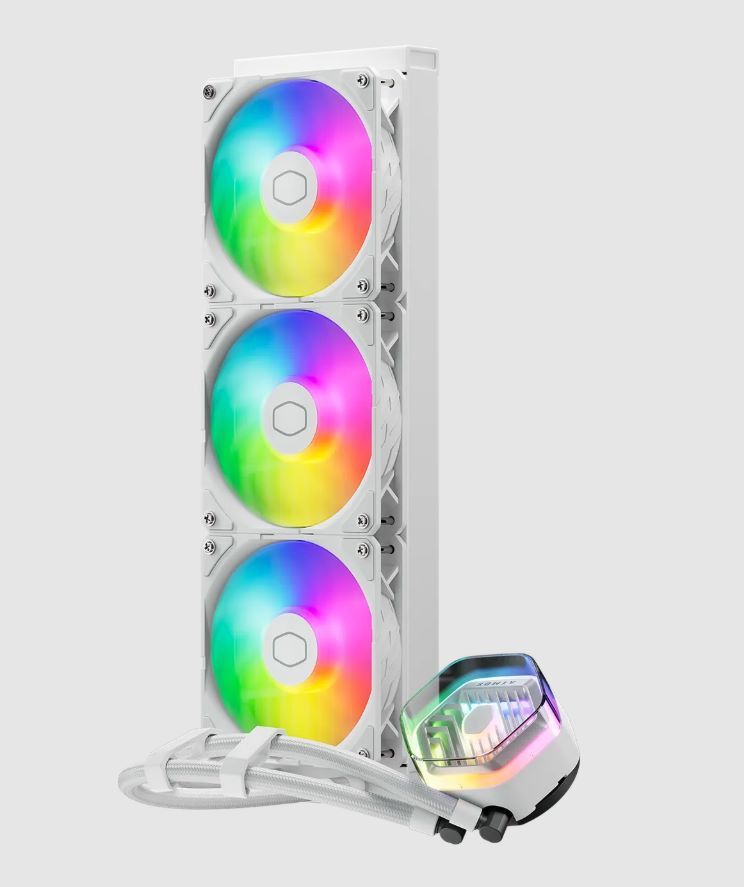 COOLER MASTER CHŁODZENIE WODNE MasterLiquid 360 Ion White - zdjęcie 3