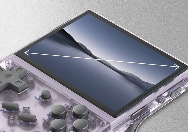 Przenośna konsola retro ANBERNIC RG 35xx (2024) BLACK TRANSPARENT - zdjęcie 4