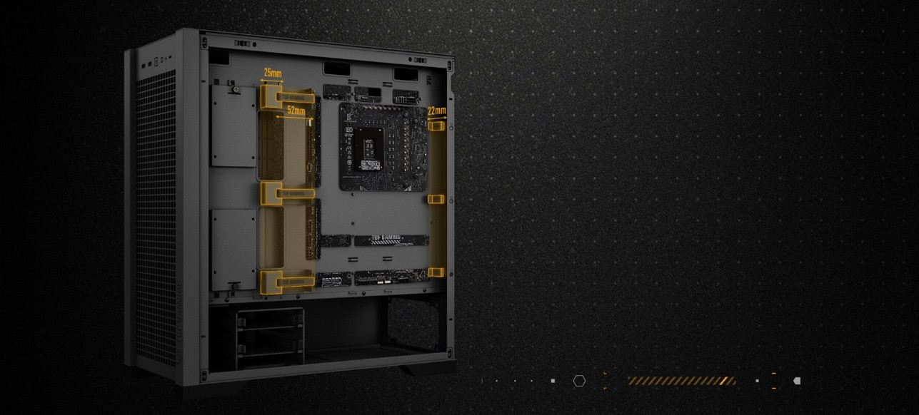 Obudowa Asus TUF GAMING GT302 TG ARGB WHITE - zdjęcie 8