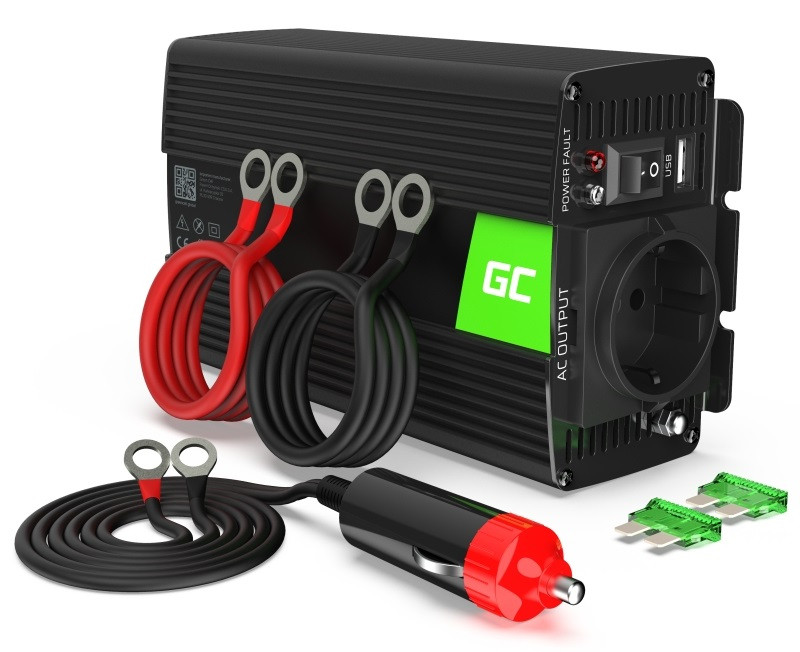 GREEN CELL PRZETWORNICA INV03DE 12V - 230V 500W/10 - zdjęcie 1