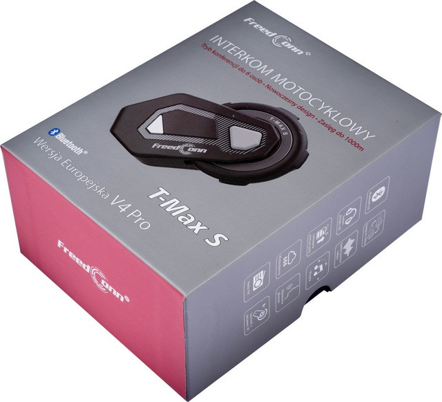 Interkom motocyklowy FreedConn T-Max S V4 Pro Single - zdjęcie 4
