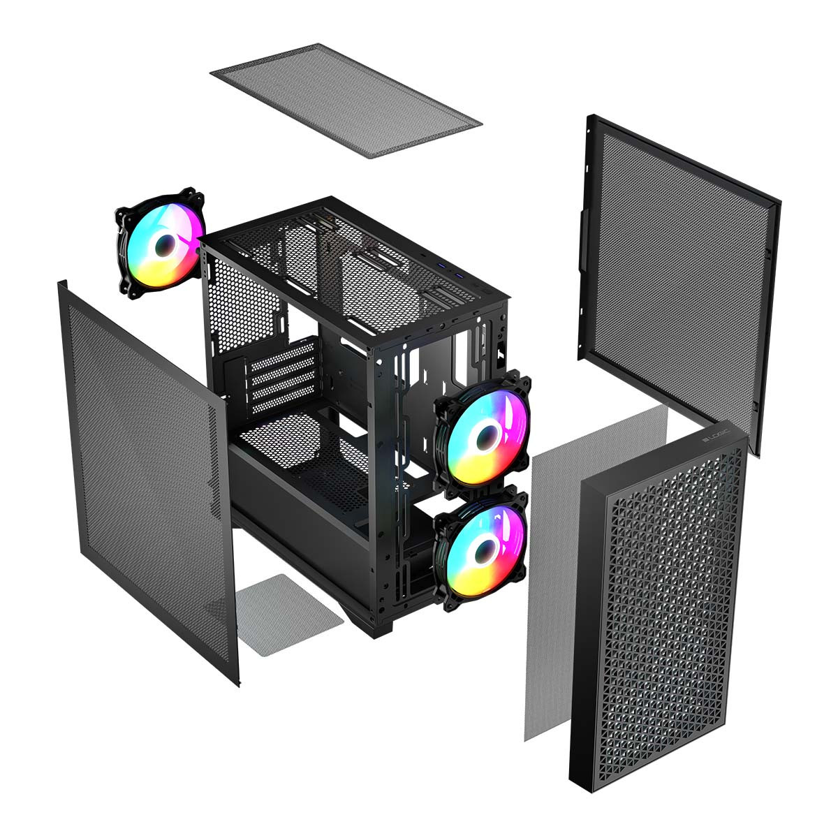 LOGIC OBUDOWA DART PRO ARGB MINI USB TYPE-C CZARNA - zdjęcie 3