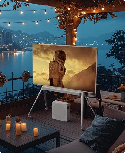 Telewizor TCL NXTFrame 55A300 PRO QLED 55'' 4K Ultra HD 144Hz Google TV Dolby Vision IQ Biały - zdjęcie 8