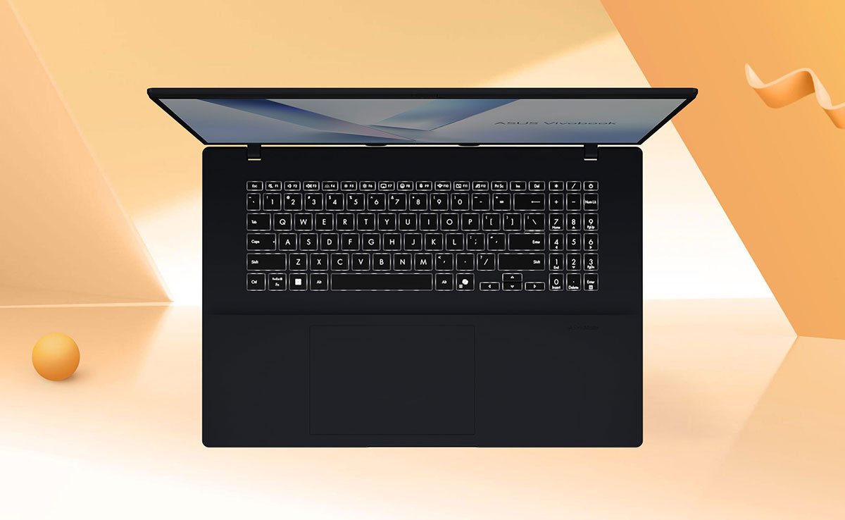 ASUS Vivobook 18 M1807HA-S8027 Ryzen 7 260 18.4" WUXGA IPS-level 144Hz 300nits AG 16GB DDR5 SSD512 Radeon 780M WLAN+BT Cam1080p 70WHrs NoOS Quiet Blue - zdjęcie 7