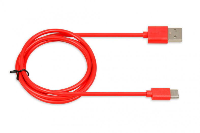 KABEL I-BOX USB 2.0 TYP C, 2A 1M CZERWONY - zdjęcie 1