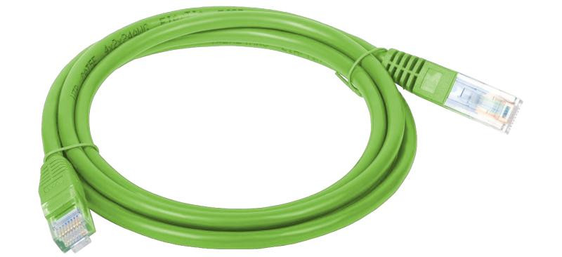 ALANTEC Patchcord UTP kat.5e 1.0m zielony - zdjęcie 1