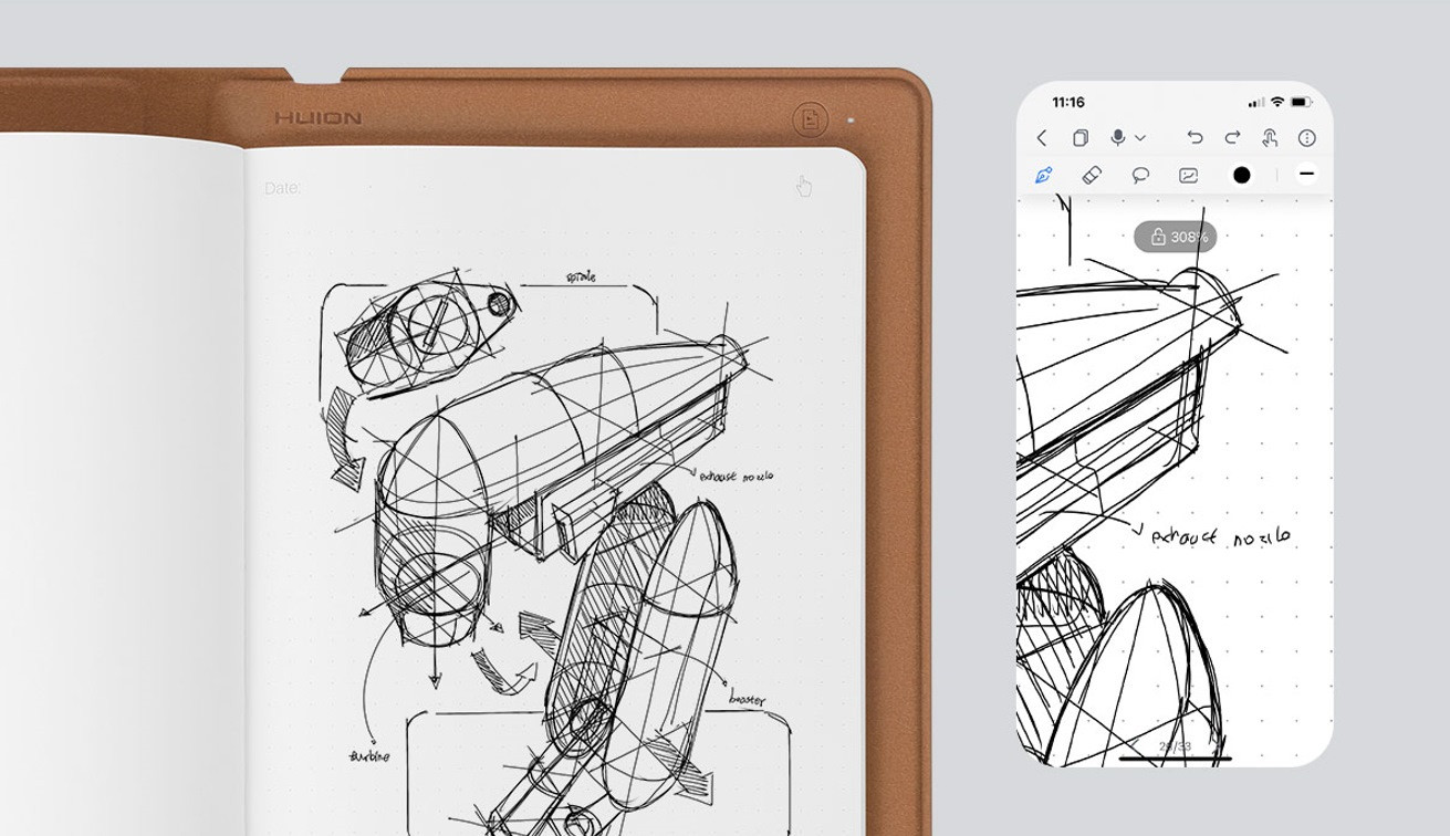 Tablet graficzny Huion Note X10 - zdjęcie 4