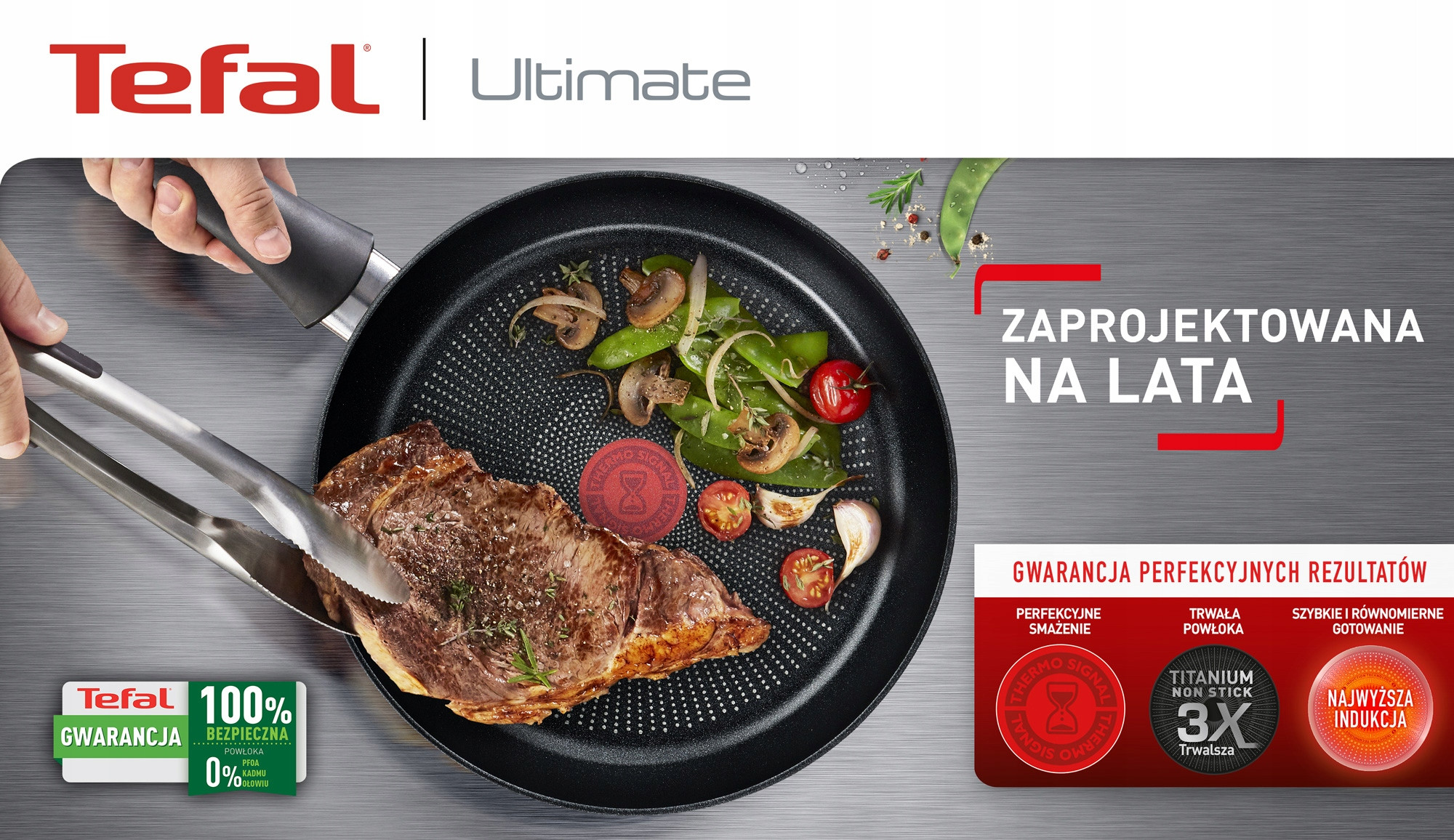 Patelnia TEFAL Ultimate 28 cm G26806 - zdjęcie 1