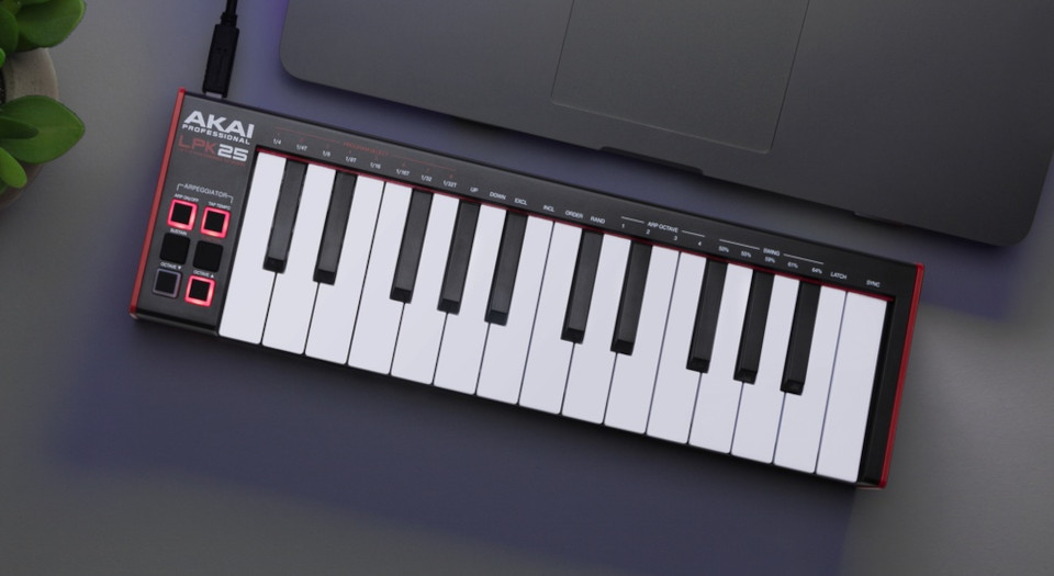 AKAI LPK 25 MKII - Mini klawiatura sterująca USB/MIDI - zdjęcie 4